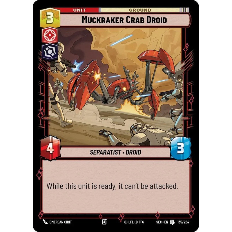 Muckraker Crab Droid (135/264) (135/264) [Secrets of Power] (ONLINE ORDER ONLY)