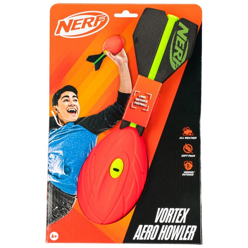 Nerf Vortex Aero Howler Foam Ball (Blue)