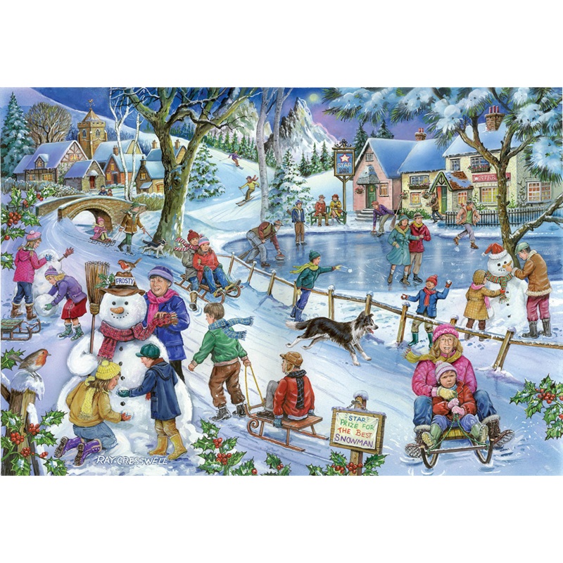No.9  Frosty & Friends  1000 Piece Jigsaw Puzzle