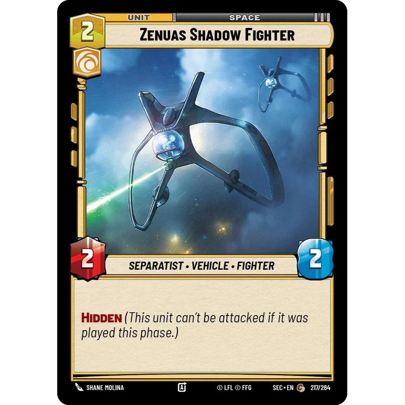Zenuas Shadow Fighter (217/264) (217/264) [Secrets of Power] (ONLINE ORDER ONLY)