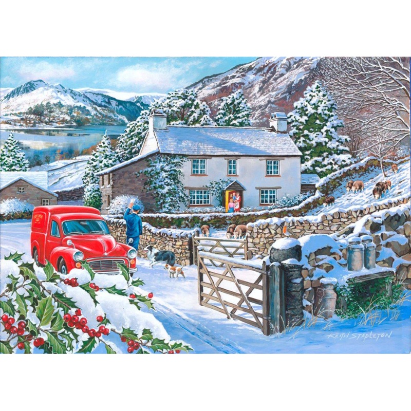 A Welcome Visit  BIG 500 Piece Jigsaw Puzzle