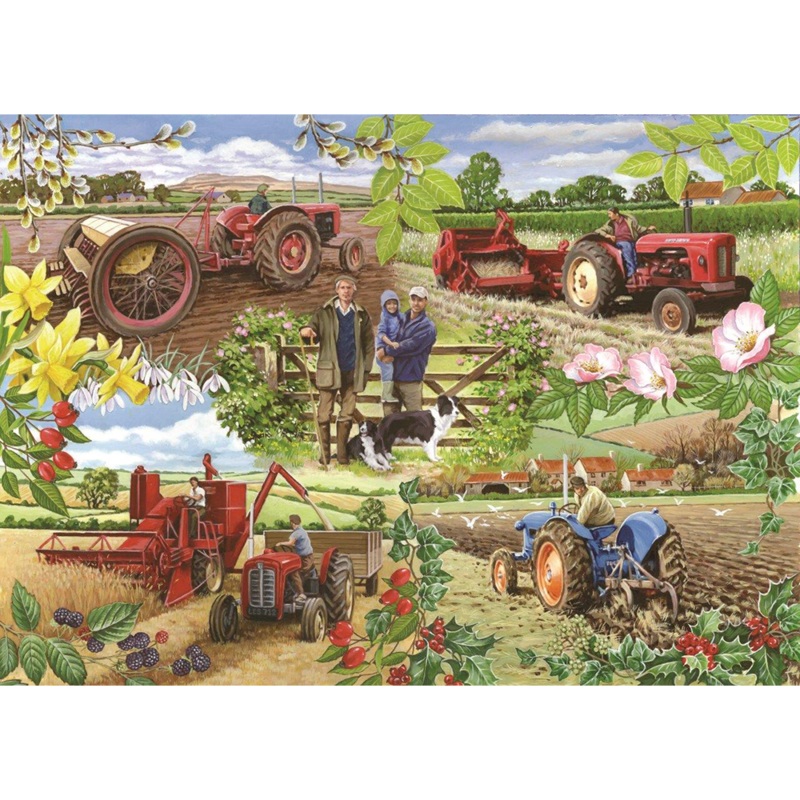 Farming Year  1000 Piece Jigsaw Puzzle