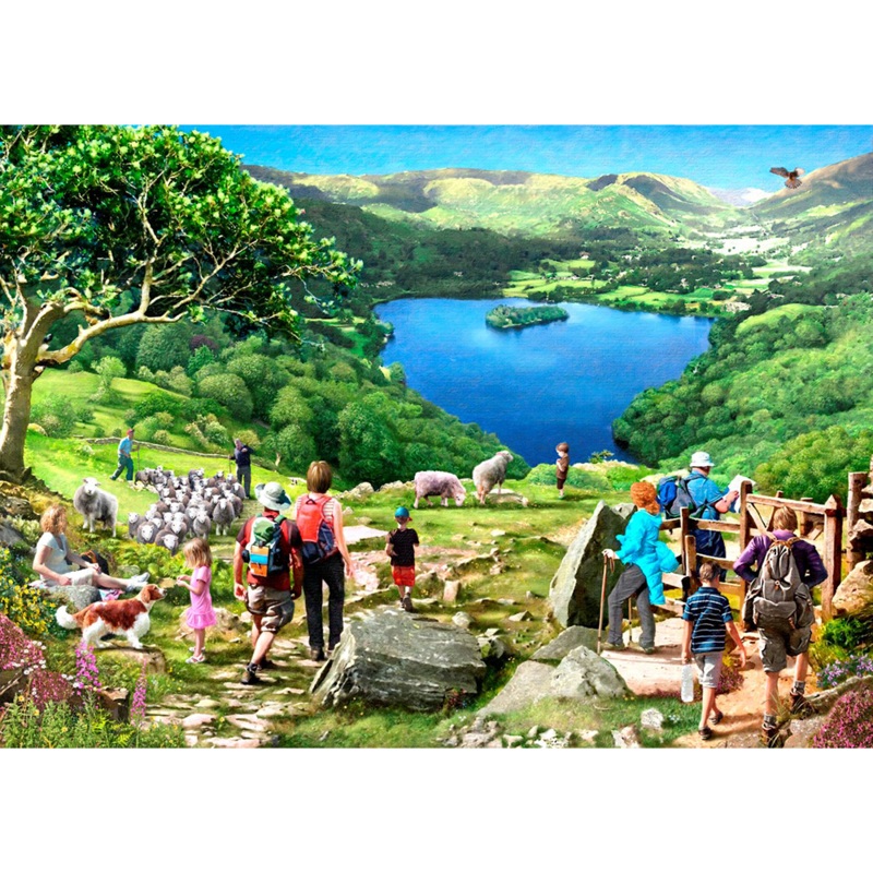 Lake View  1000 Piece Jigsaw Puzzle
