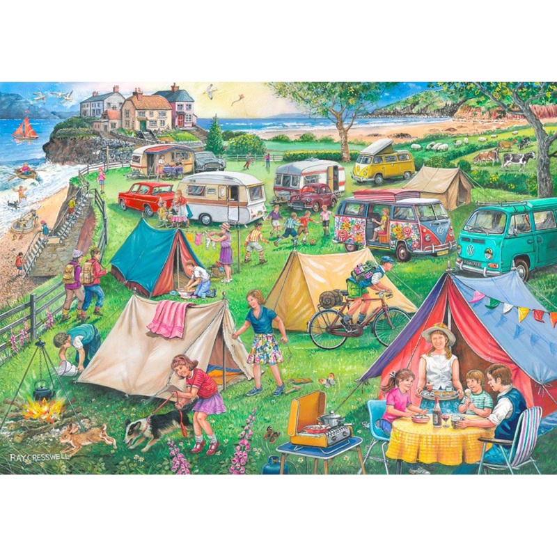 No.10  Camping  1000 Piece Jigsaw Puzzle