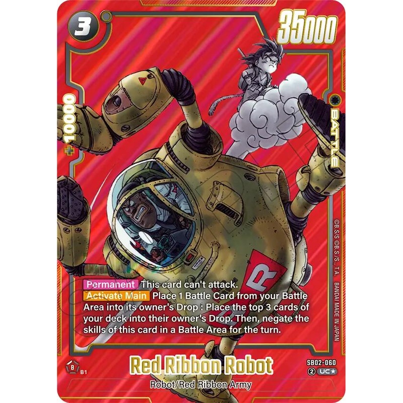 Red Ribbon Robot (Alternate Art) [Manga Booster 02] (ONLINE ORDER ONLY)