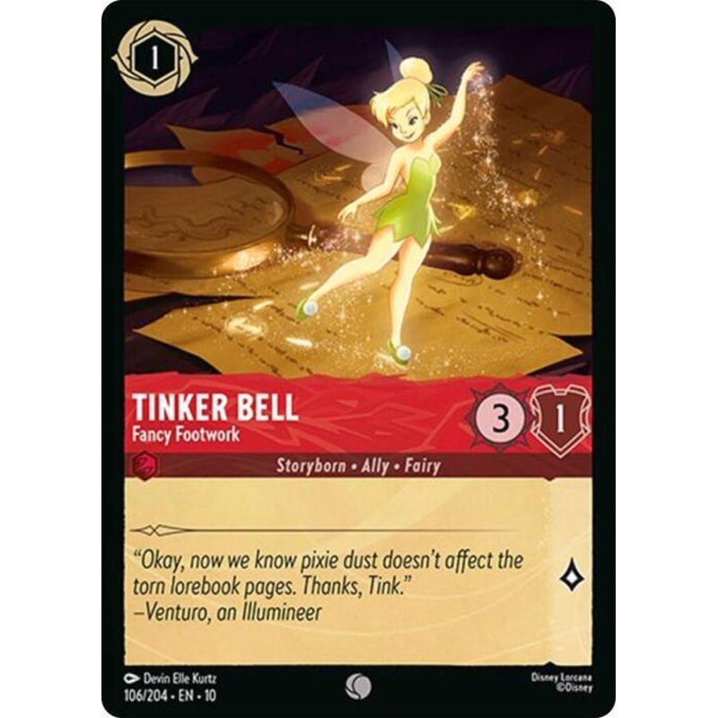 Tinker Bell – Fancy Footwork (106/204) [Whispers in the Well] (ONLINE ORDER ONLY)