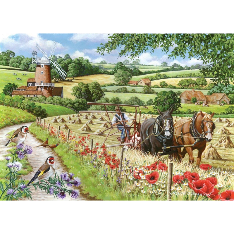 Windmill Lane  BIG 500 Piece Jigsaw Puzzle