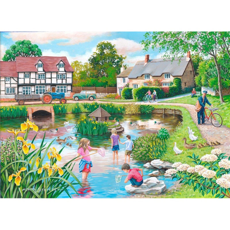 Duck Pond  BIG 250 Piece Jigsaw Puzzle