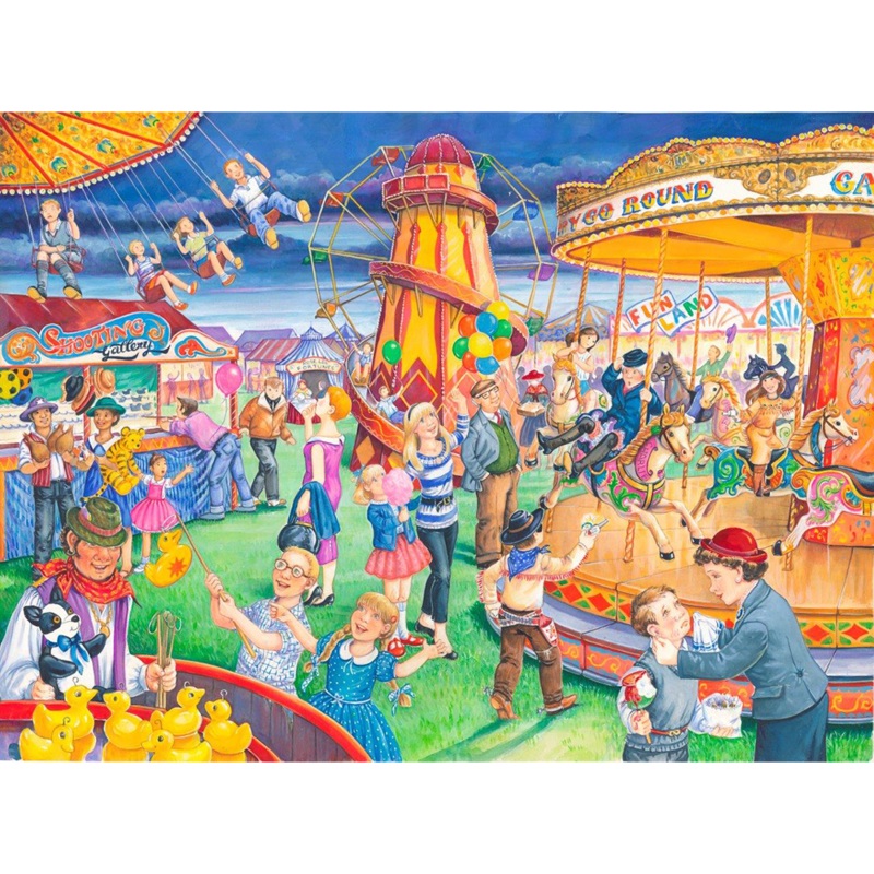 Fairground Rides  BIG 250 Piece Jigsaw Puzzle