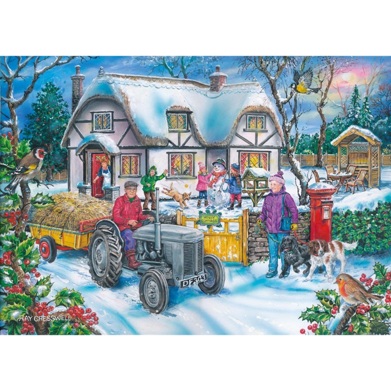 Holly Cottage  1000 Piece Jigsaw Puzzle
