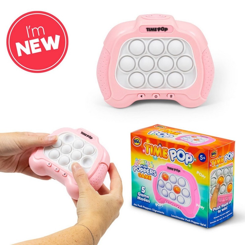 Light Up Push Popper Game (Pink)