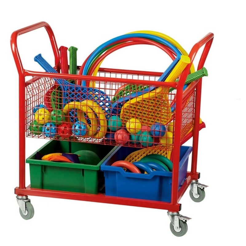 Play Equipment Trolley  Red