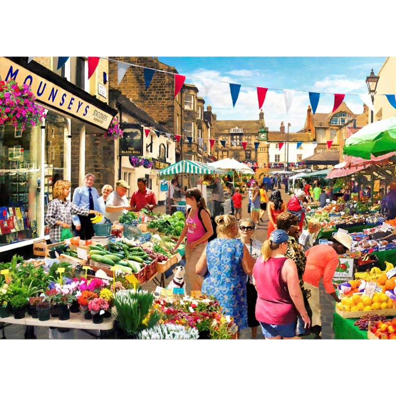 Street Market  1000 Piece Jigsaw Puzzle