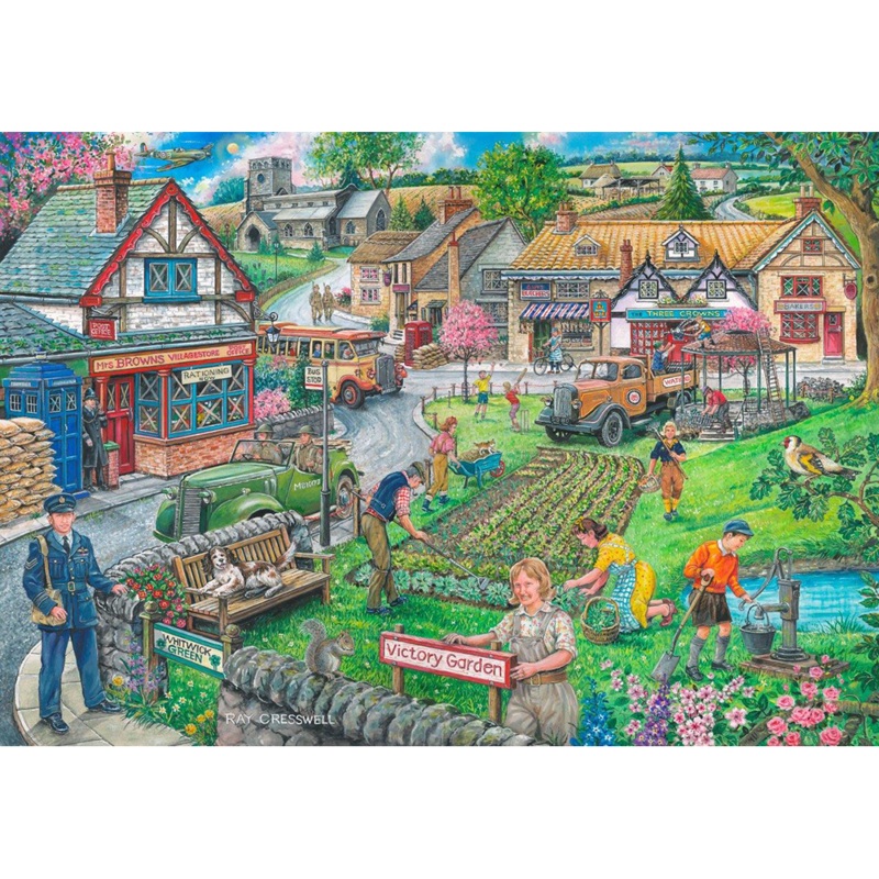 Wartime Green  1000 Piece Jigsaw Puzzle