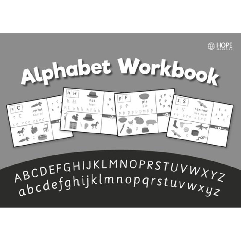 Alphabet Work Books from Hope Education  Pack of 10