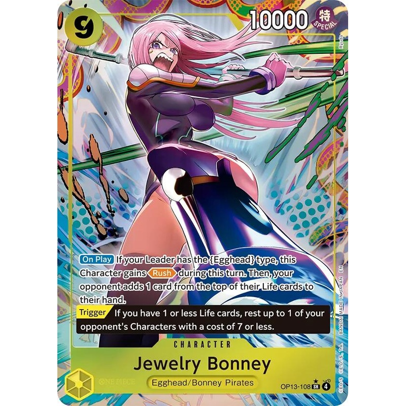 Jewelry Bonney (Alternate Art) [Carrying On His Will] (ONLINE ORDER ONLY)