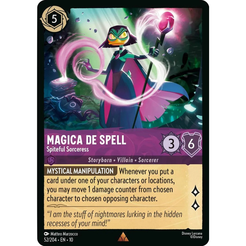 Magica De Spell – Spiteful Sorceress (52/204) [Whispers in the Well] (ONLINE ORDER ONLY)