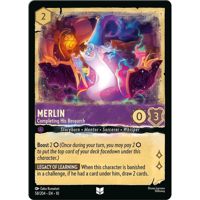 Merlin – Completing His Research (58/204) [Whispers in the Well] (ONLINE ORDER ONLY)