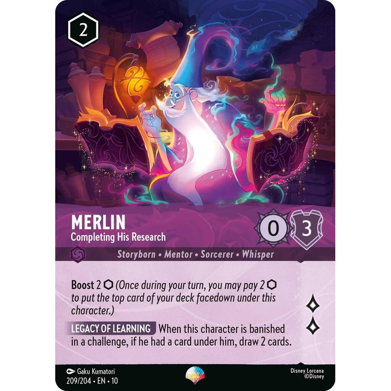 Merlin – Completing His Research (Epic) (209/204) [Whispers in the Well] (ONLINE ORDER ONLY)