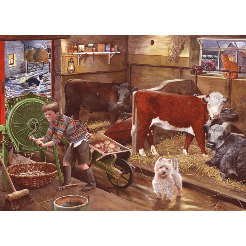 Winter Feeding  500 Piece Jigsaw Puzzle