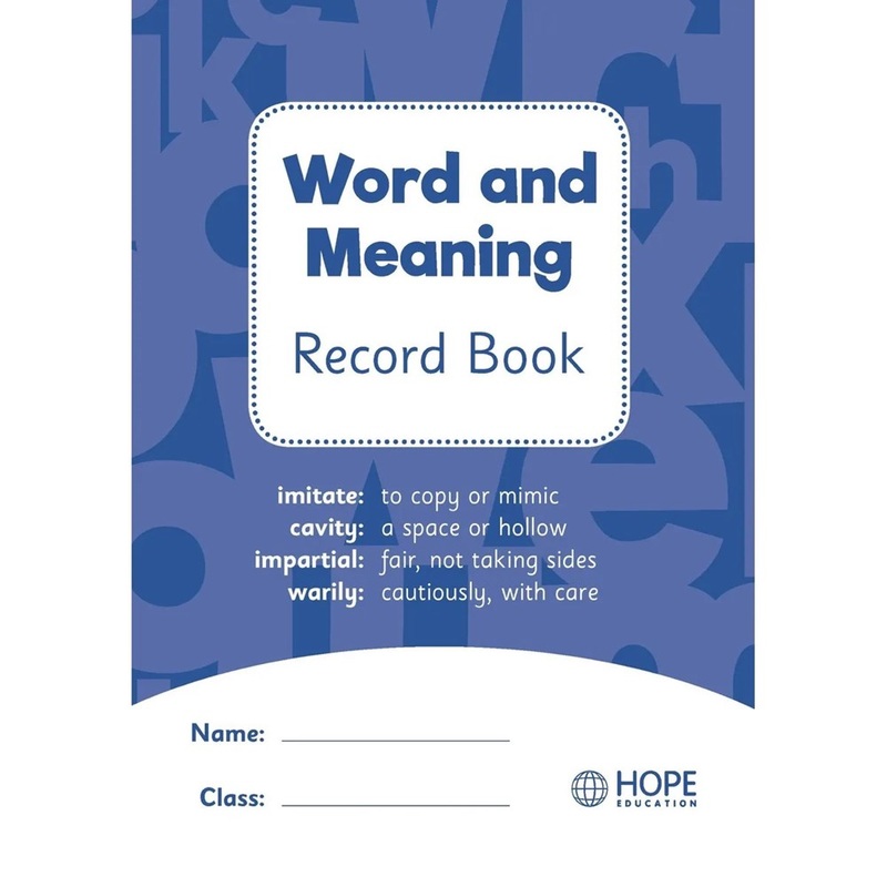 Word and Meaning Record Book Pack of 10