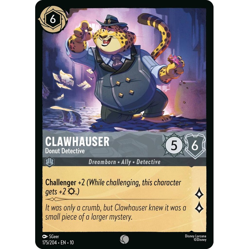 Clawhauser – Donut Detective (175/204) [Whispers in the Well] (ONLINE ORDER ONLY)