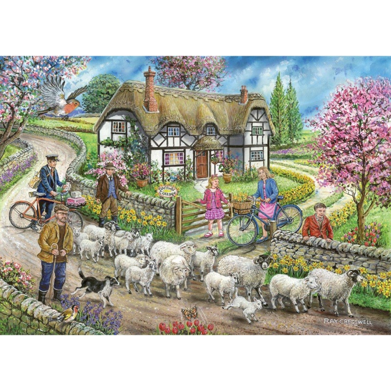 Daffodil Cottage  1000 Piece Jigsaw Puzzle