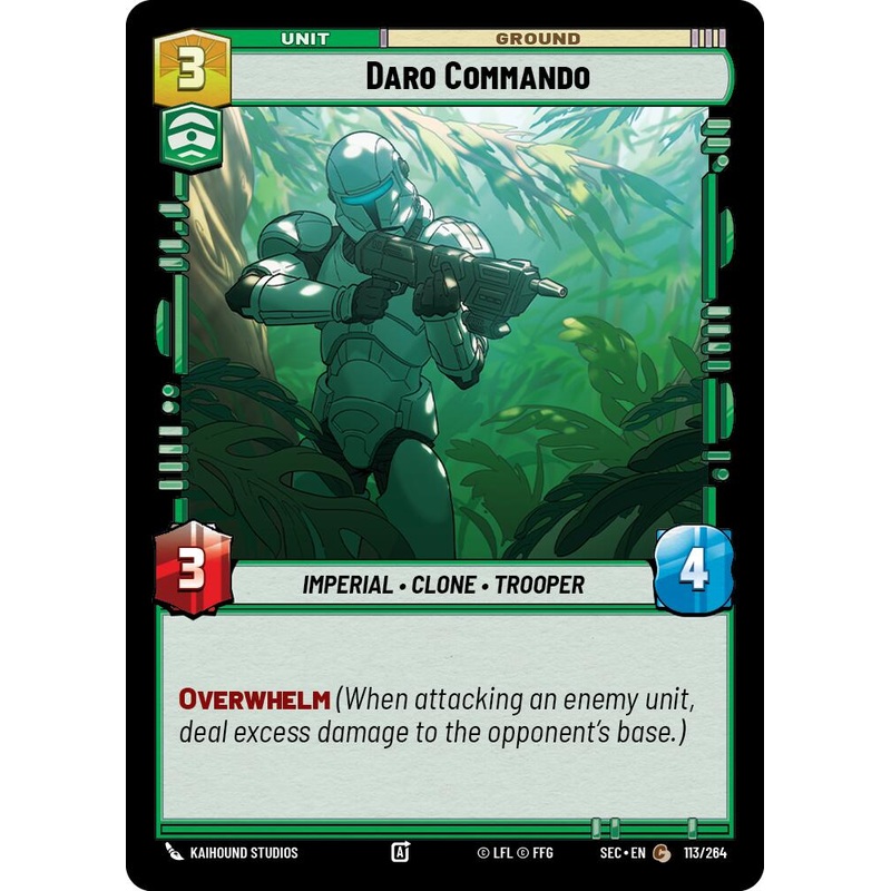 Daro Commando (113/264) (113/264) [Secrets of Power] (ONLINE ORDER ONLY)