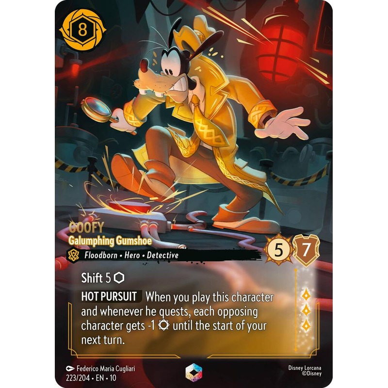 Goofy – Galumphing Gumshoe (Enchanted) (223/204) [Whispers in the Well] (ONLINE ORDER ONLY)