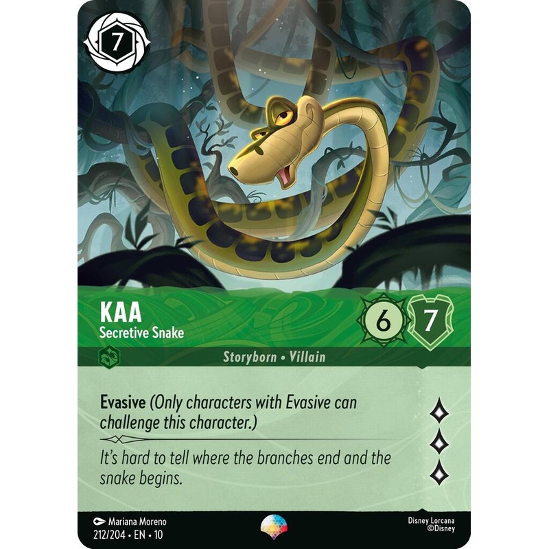 Kaa – Secretive Snake (Epic) (212/204) [Whispers in the Well] (ONLINE ORDER ONLY)