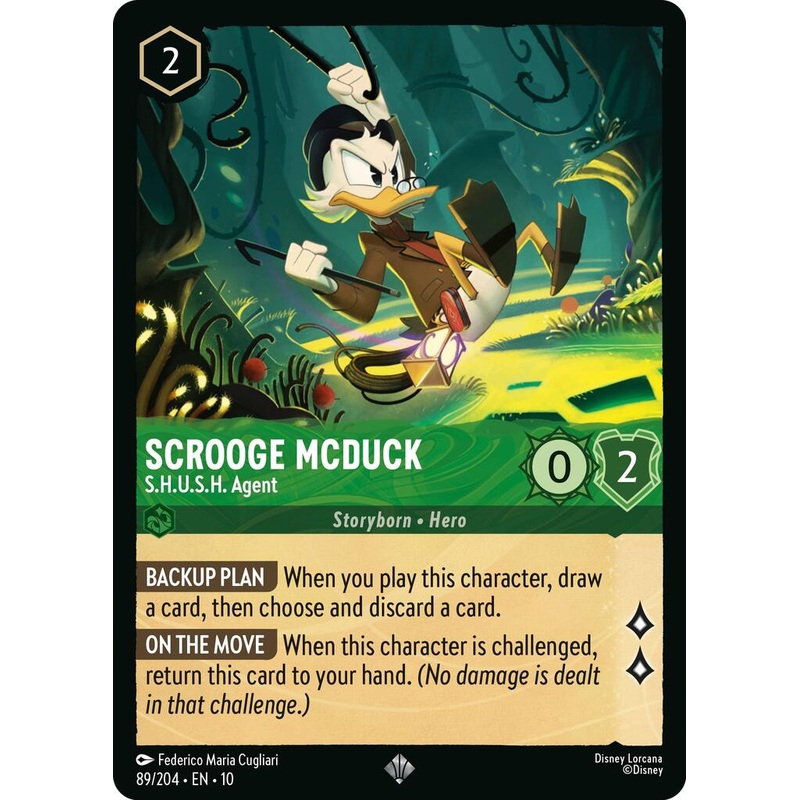 Scrooge McDuck – S.H.U.S.H. Agent (89/204) [Whispers in the Well] (ONLINE ORDER ONLY)