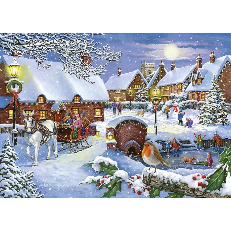 Sleigh Ride  1000 Piece Jigsaw Puzzle
