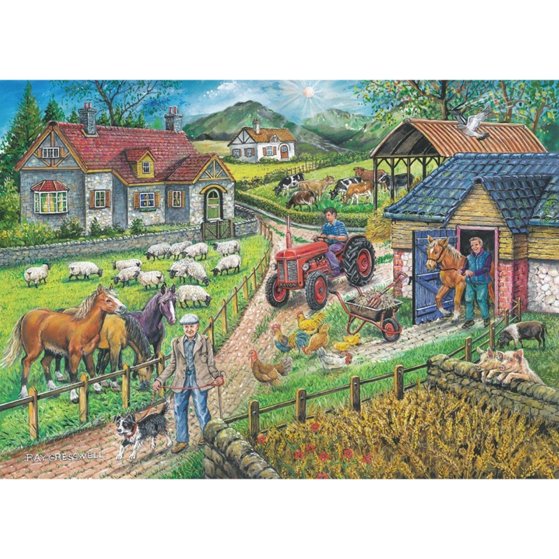 Barley Mow Farm  BIG 250 Piece Jigsaw Puzzle