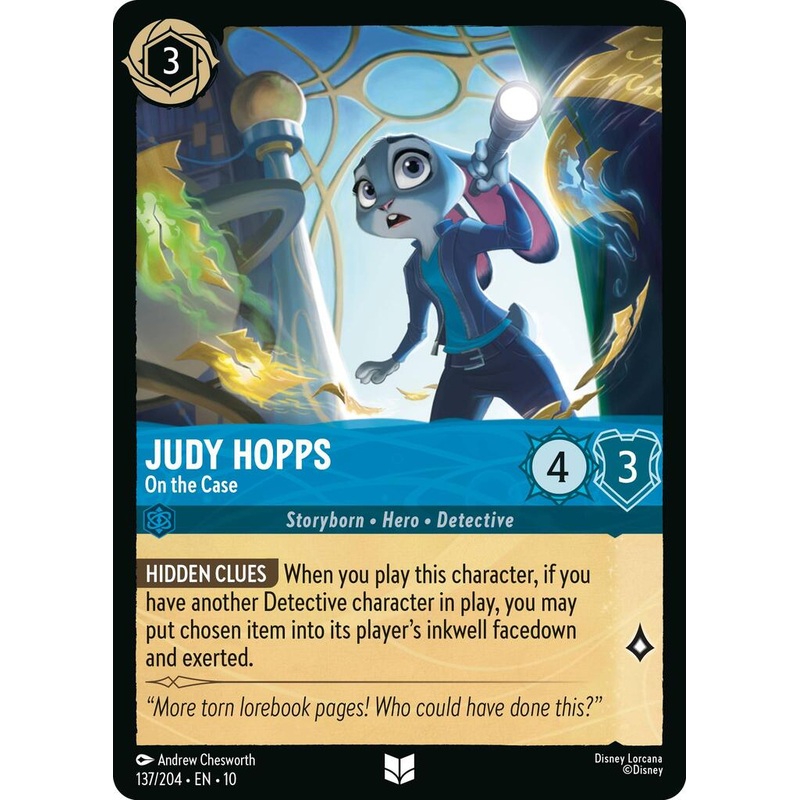 Judy Hopps – On the Case (137/204) [Whispers in the Well] (ONLINE ORDER ONLY)