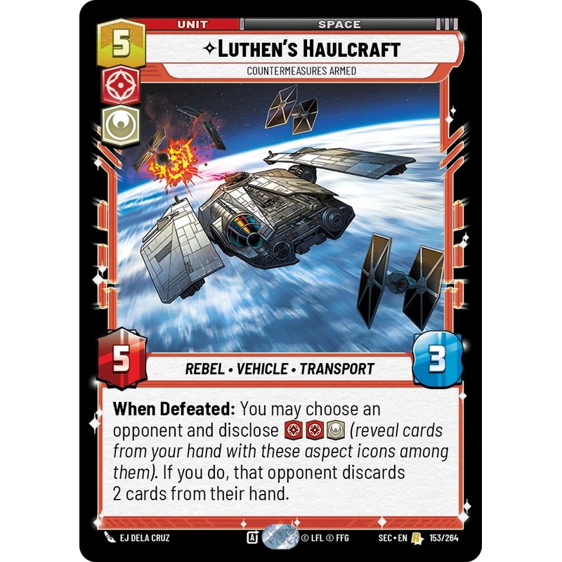 Luthen’s Haulcraft – Countermeasures Armed (153/264) (153/264) [Secrets of Power] (ONLINE ORDER ONLY)