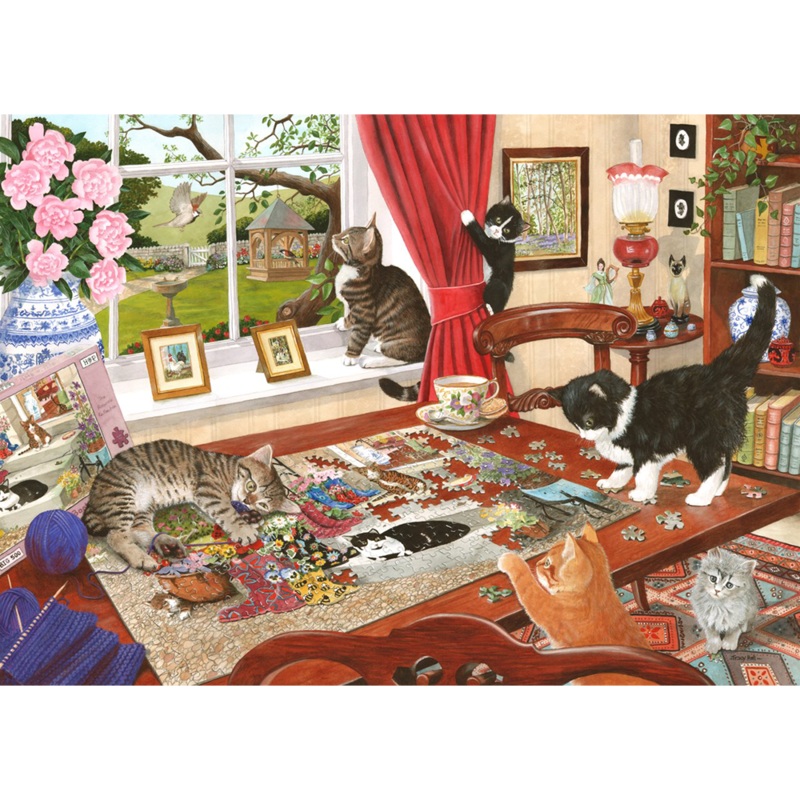 Puzzling Paws  1000 Piece Jigsaw Puzzle