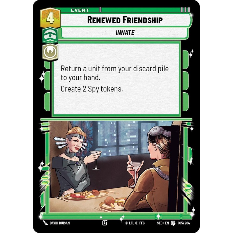 Renewed Friendship (105/264) (105/264) [Secrets of Power] (ONLINE ORDER ONLY)