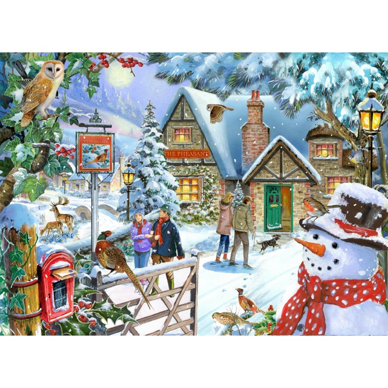 Snowmans View  1000 Piece Jigsaw Puzzle