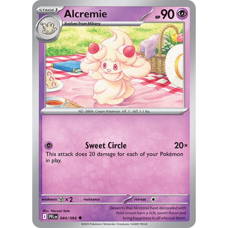 Alcremie (044/094) [Mega Evolution: Phantasmal Flames] (ONLINE ORDER ONLY)