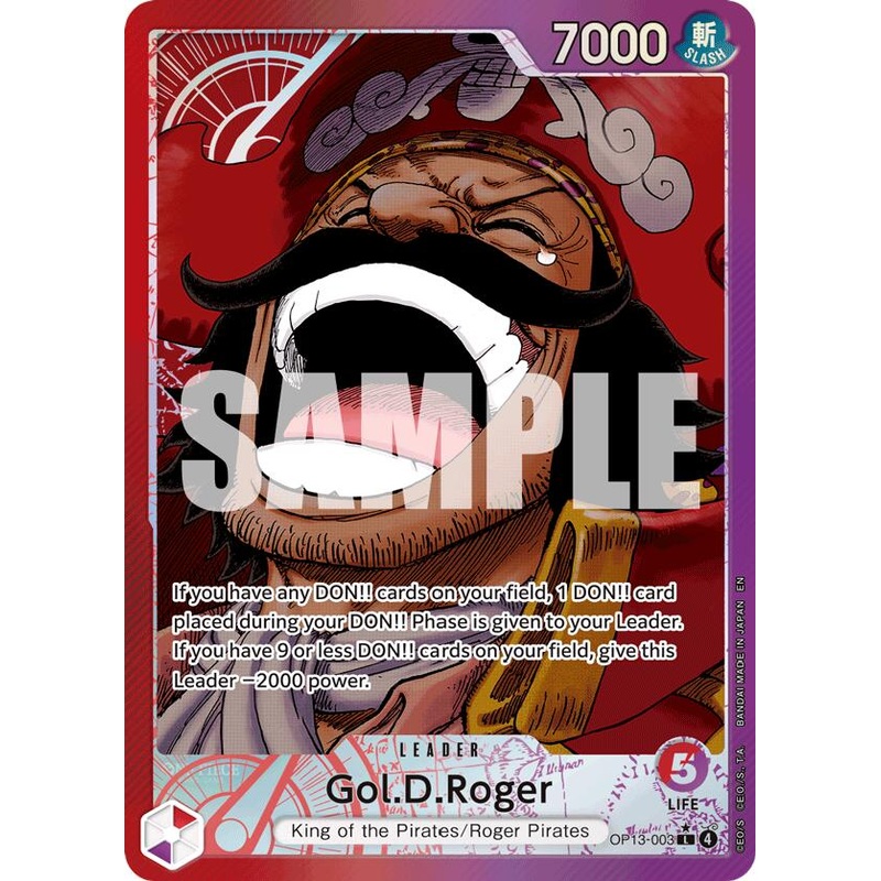 Gol.D.Roger (Alternate Art) [Carrying On His Will] (ONLINE ORDER ONLY)