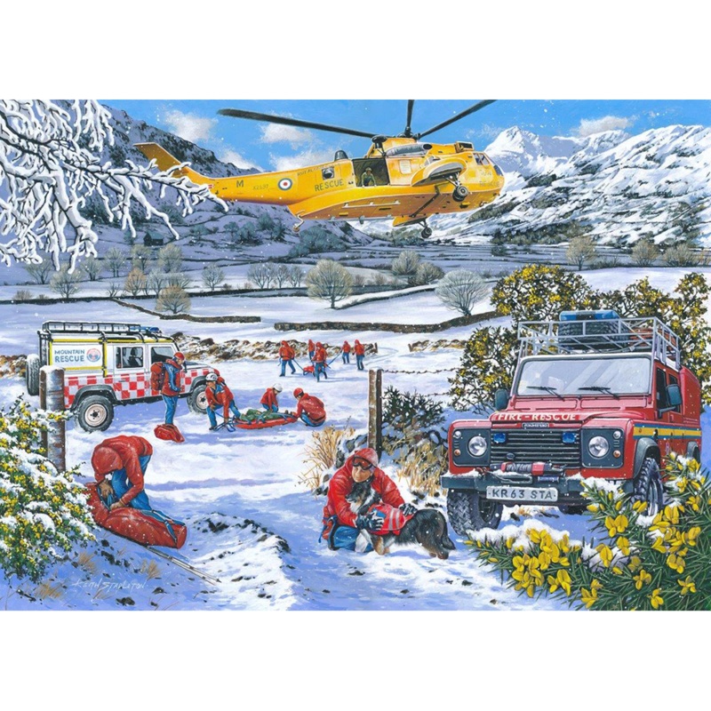 Mountain Rescue  1000 Piece Jigsaw Puzzle