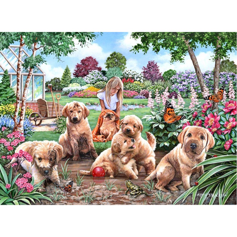 Mucky Pups  BIG 500 Piece Jigsaw Puzzle