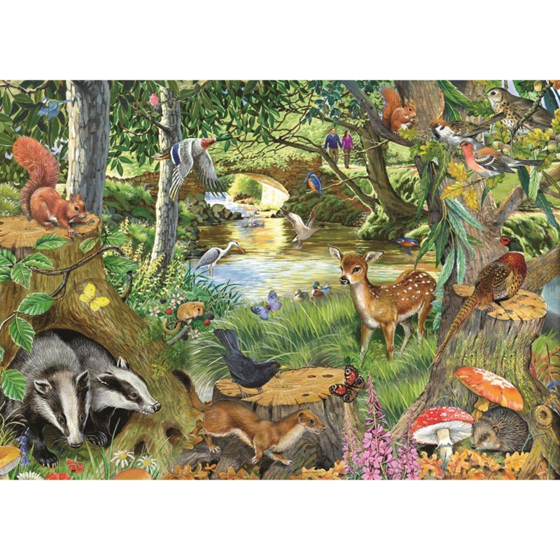 Riverside Glade  BIG 500 Piece Jigsaw Puzzle