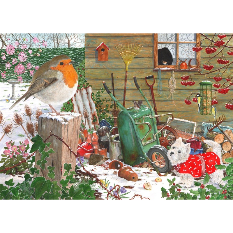Robin Redbreast  1000 Piece Jigsaw Puzzle
