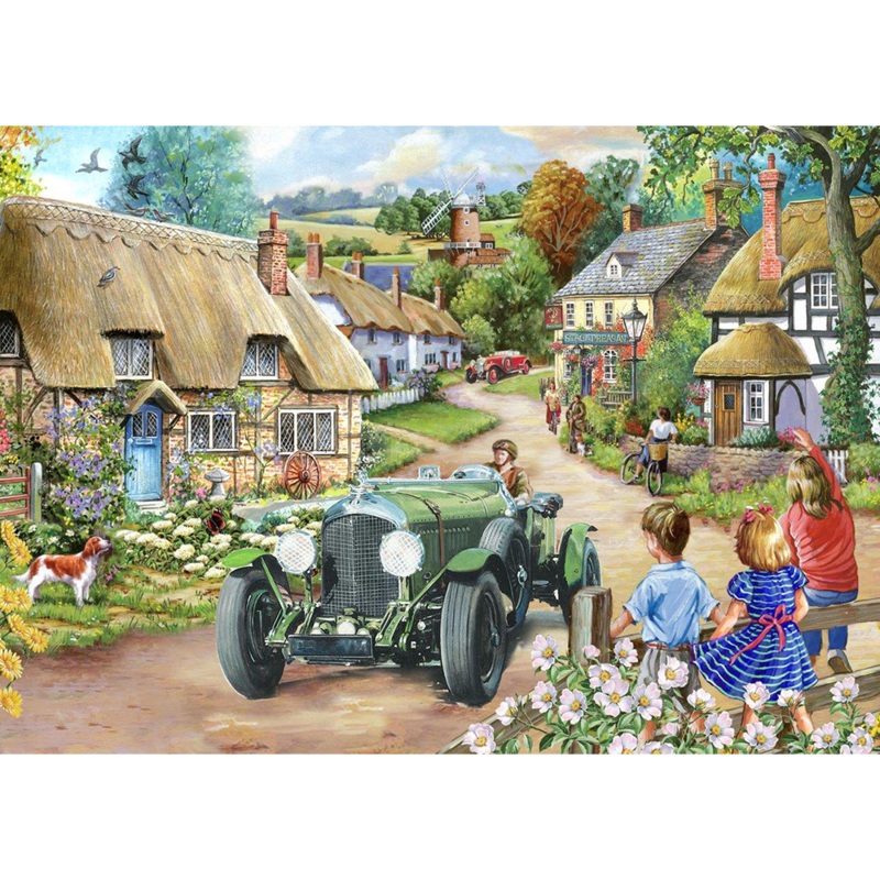 Vintage Run  BIG 500 Piece Jigsaw Puzzle