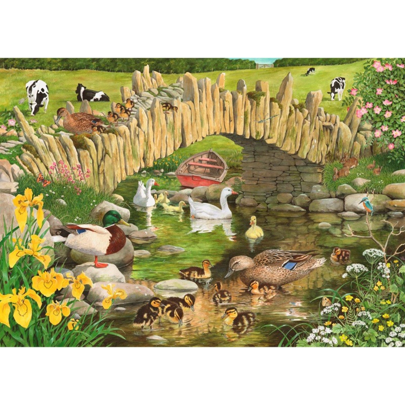 Duck, Duck, Goose  BIG 250 Piece Jigsaw Puzzle