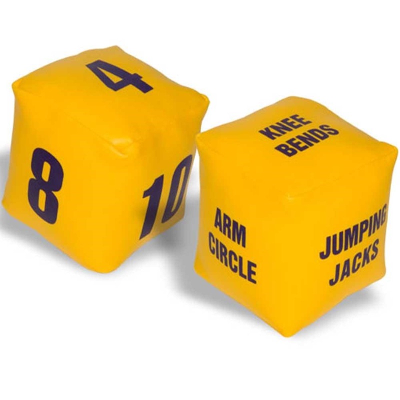 ***Fitness Dice (Pack of 2) NEW- now in 4 colour box