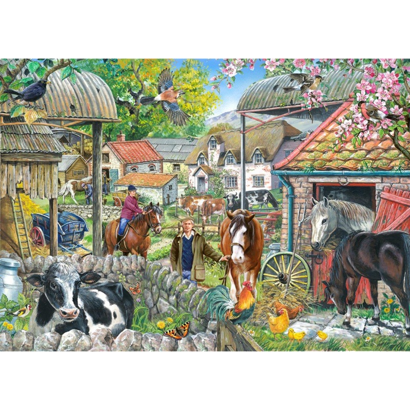 Horseshoe Farm  BIG 250 Piece Jigsaw Puzzle