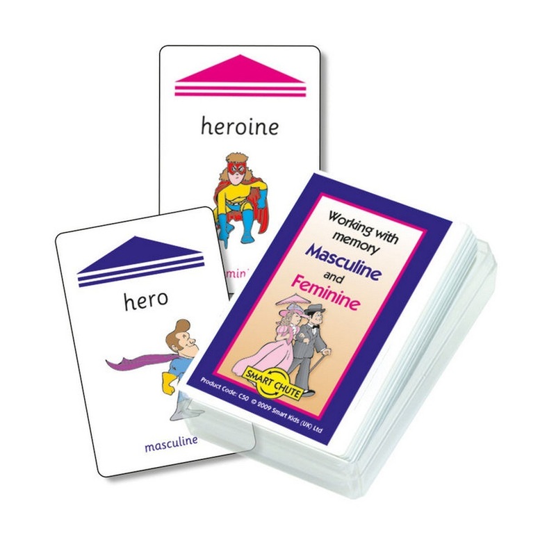 Masculine/Feminine Chute Cards