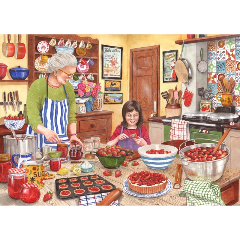 Strawberry Jam  BIG 250 Piece Jigsaw Puzzle